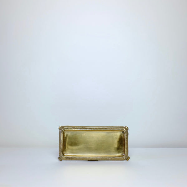 Rectangle brass tray