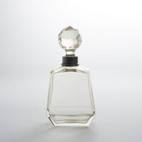 Vintage tall glass perfume bottle