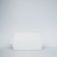 White ceramic tray