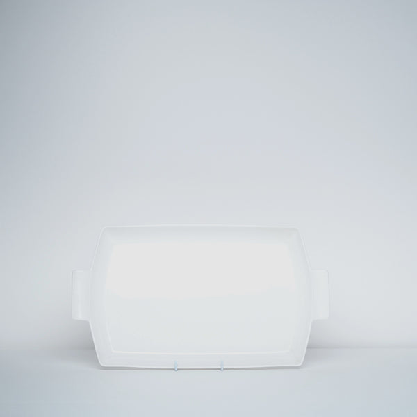 White ceramic tray