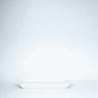 White ceramic tray