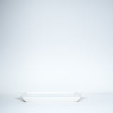 White ceramic tray