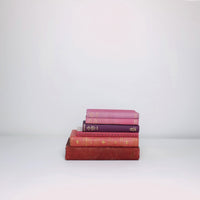 Set of 6 vintage red books