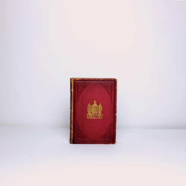 Large red leather book