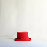Red felt top hat