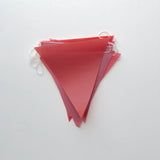 Red triangle bunting