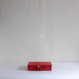 Vintage red writing case