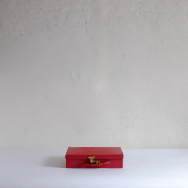 Vintage red writing case