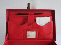 Vintage red writing case