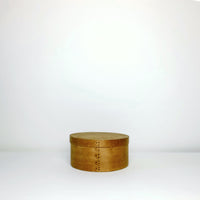Round wood shaker box