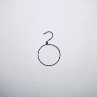 Round metal hook + ring