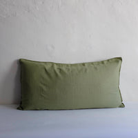 Sage linen pillow case