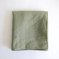 Sage linen pillow case