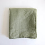 Sage linen pillow case