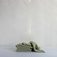 Sage heavy linen napkins