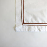 Senna stitched white pillow case