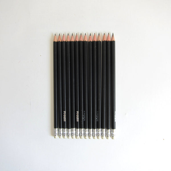 Black lead pencils