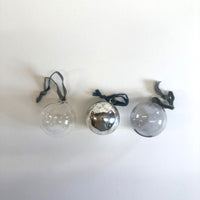Set of glass baubles: Set of 3