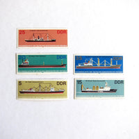 Ship stamps: Set of 5