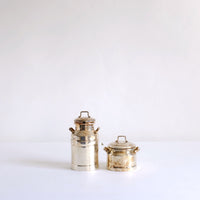 Vintage silver cannisters