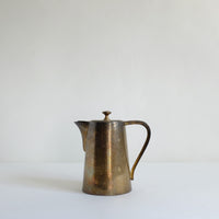 Silver teapot, creamer and sugar pot.