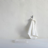 Simple white cotton napkin