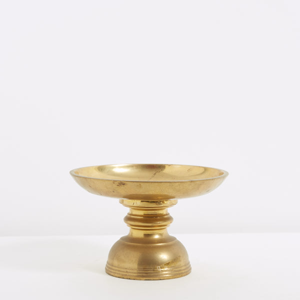 Small brass pedestal