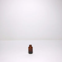 Brown glass apothecary bottles