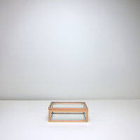 Small copper & glass box
