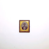 Small gold Victorian portrait