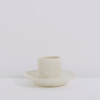 Handmade ceramic cup & saucer