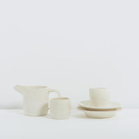 Handmade ceramic cup & saucer