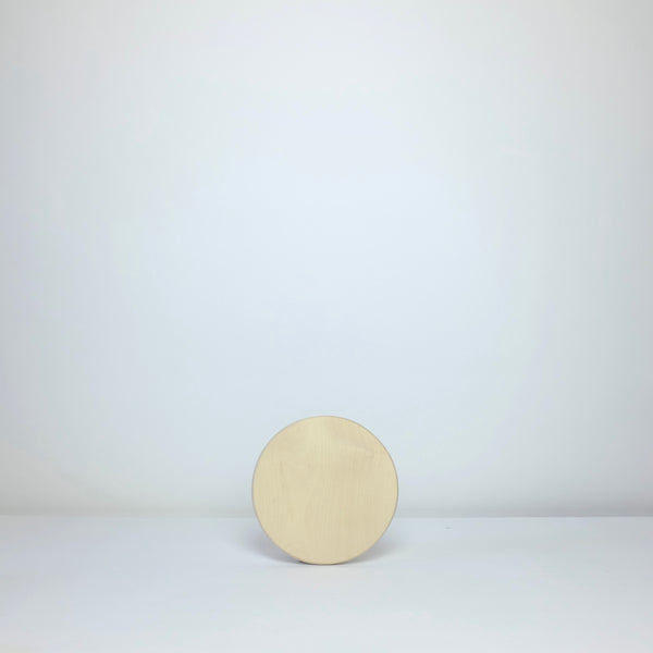 Light wood round tray