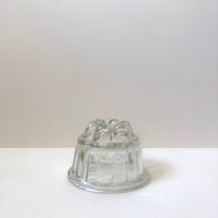 Small vintage glass jelly mould