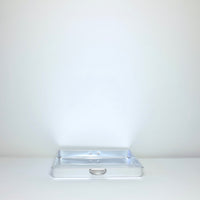 Square aluminium tray