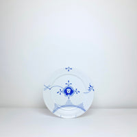 Blue + white floral plate