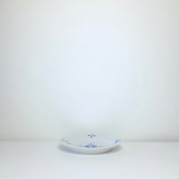 Blue + white floral plate