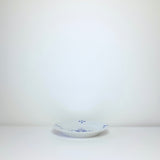 Blue + white floral plate