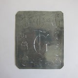 Vintage box of various stencils