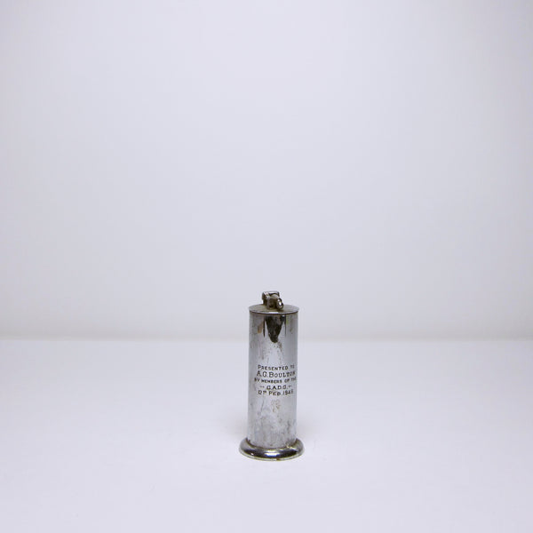 Tall vintage silver lighter