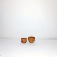 Handmade terracotta cups