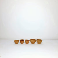 Handmade terracotta cups