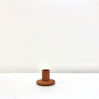 Terracotta candle holder