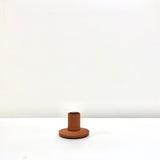 Terracotta candle holder
