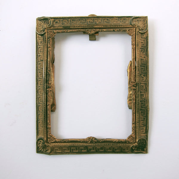 Ornate tin gold gilt frame