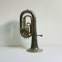 Vintage silver tuba