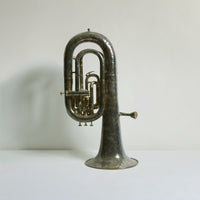 Vintage silver tuba