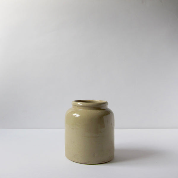 Vintage French clay jar