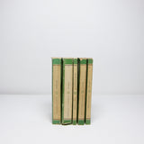 Set of 5 vintage green Pengiun books