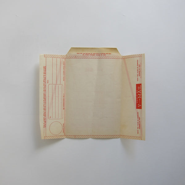 Vintage airmail letter